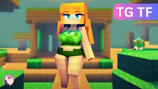 [Tg Tf] Steve To Alex | Minecraft | Transformation | Gender Bender