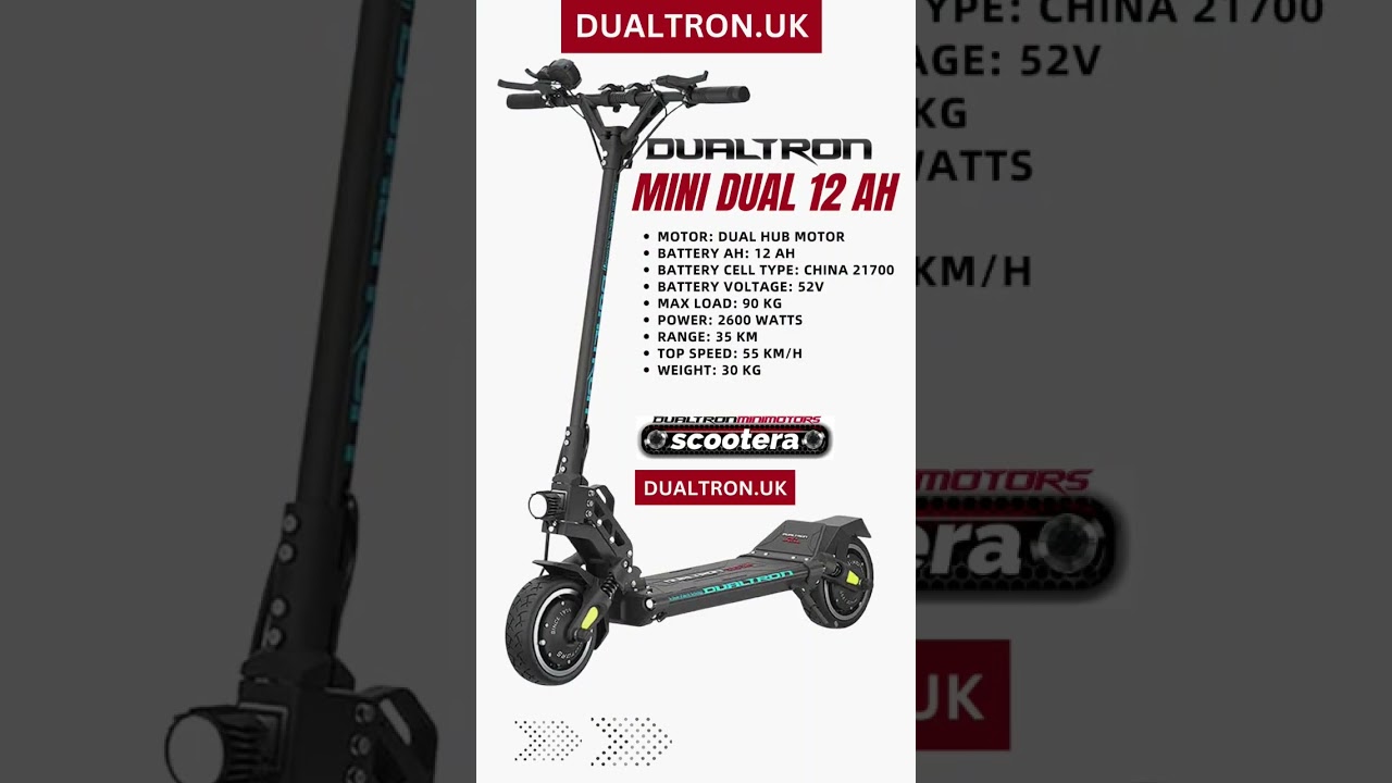 Trottinette électrique MINIMOTORS Dualtron Mini Special 52V 13Ah