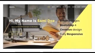 Details Jasmin - Personal Portfolio Template | Themeforest Templates News