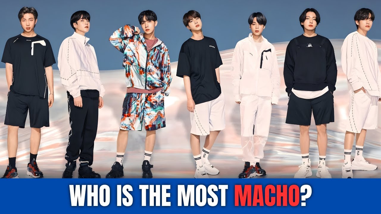 Ranking the most macho BTS members according to male fans!