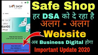 Safe Shop Mini Website For DSA | How  to make Safe Shop Mini Website For DSA screenshot 1
