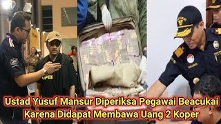 Ustadz Yusuf Mansur Diperiksa Beacukai Karena Membawa Uang 2 Koper