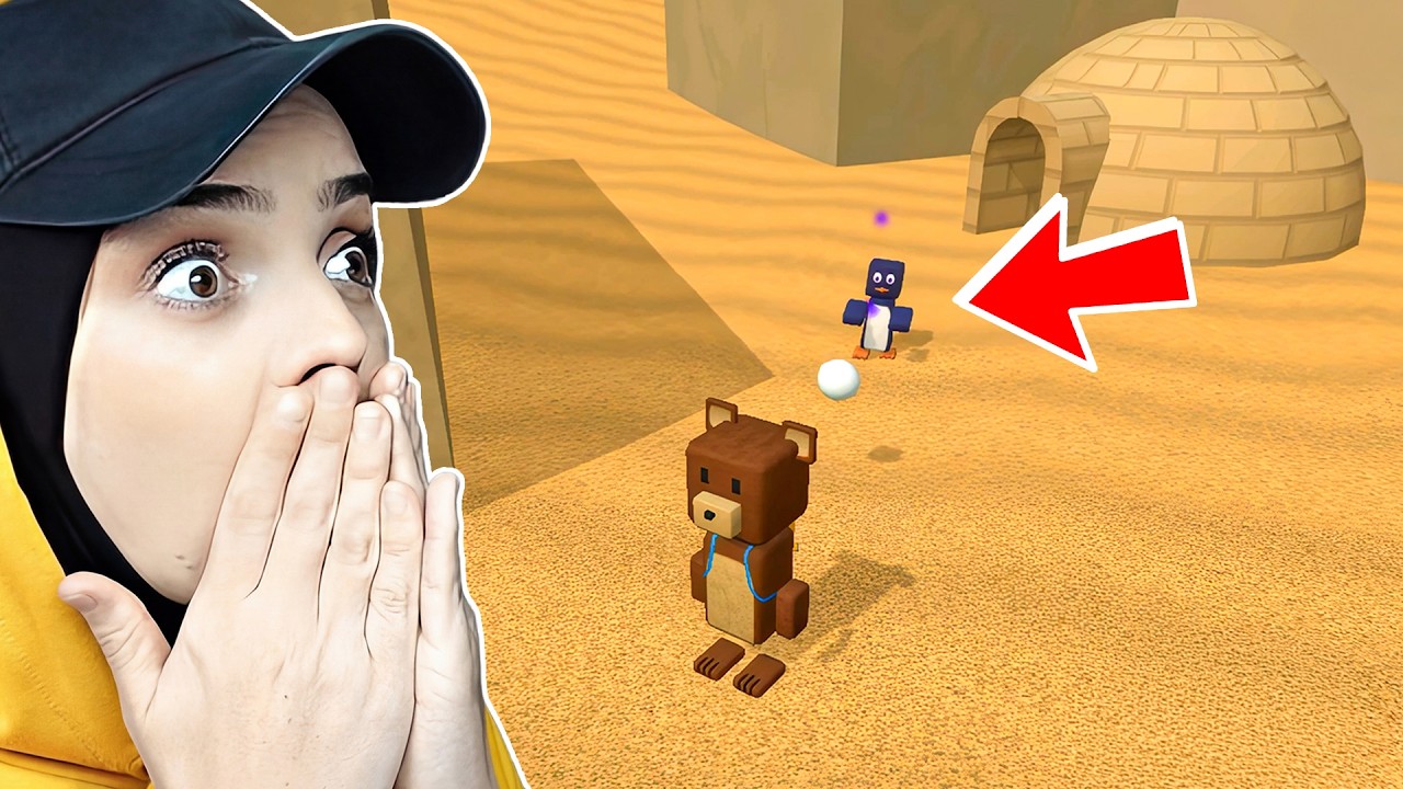 PENGUENLER KAR TOPU ATIYOR! SÜPER AYI ŞOK! 😱⚪