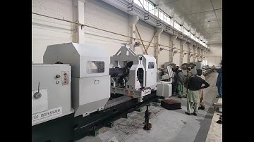 Deep hole drilling and boring machine
