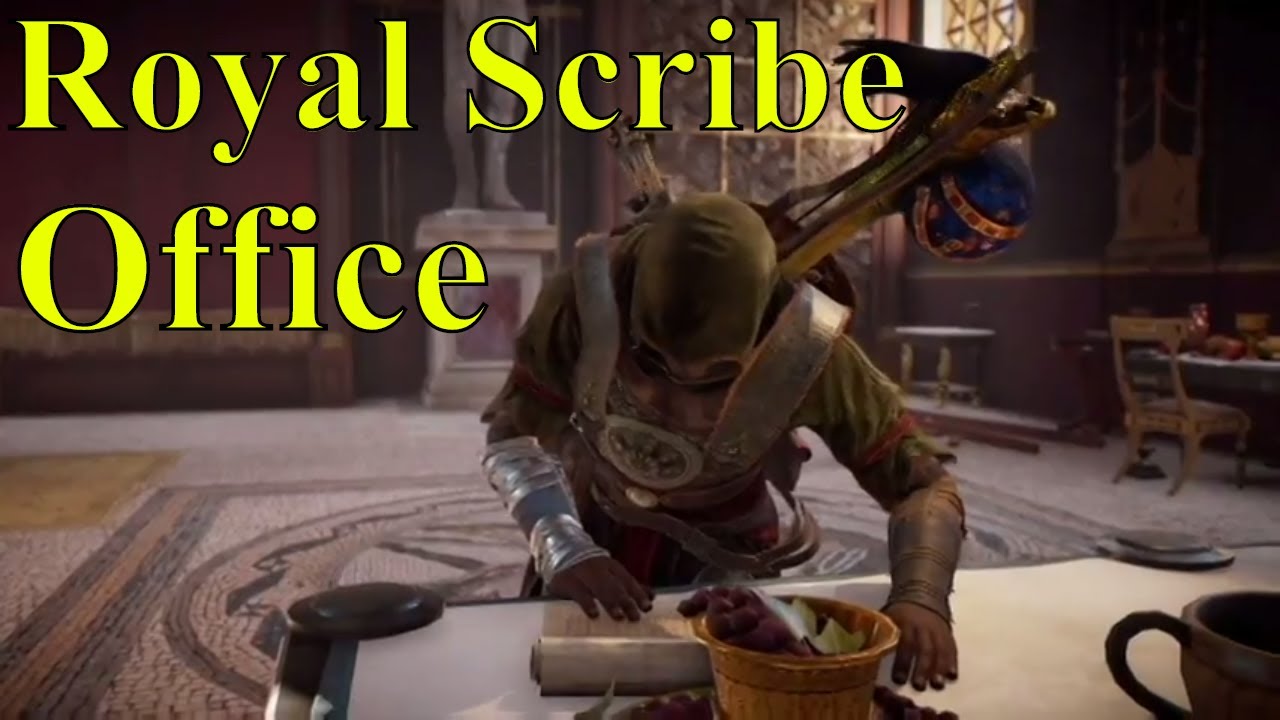 💎Assassin's Creed Origins Investigate the Royal Scribe Office \ Find key Unlock chest /