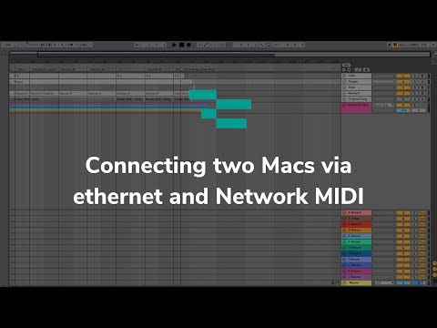 Connecting two Macs via ethernet and Network MIDI