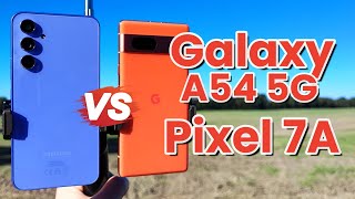 Samsung Galaxy A54 5G vs Google Pixel 7A Camera Comparison 4K UHD Video and Photo