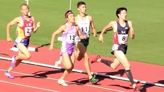 2015和歌山国体陸上 少年男子共通800ｍ準決勝2組 20151002