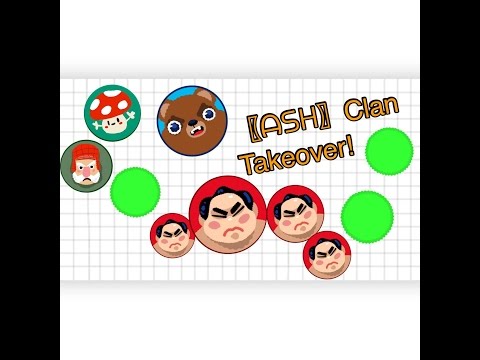 Agario Mobile ᗩᔕᕼ Clan Taking Over Playing With Ameer Ash