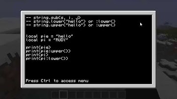 ComputerCraft | String Manipulation | Ep. 3