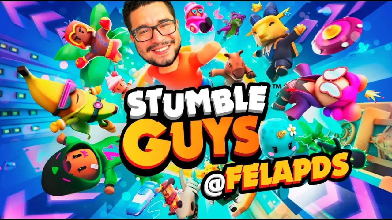 MADRUGANDO COM INSCRITOS NO STUMBLE GUYS!!! (5)