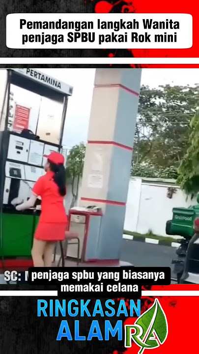 Beautiful gas station attendant wearing a mini skirt #shorts #shortviral