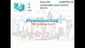 Math Class 8 Chapter 10 Part III|Visualising solid shapes|Visualising solid shapes for class 8|