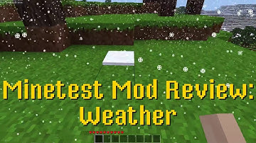 Minetest Mod Review: Weather