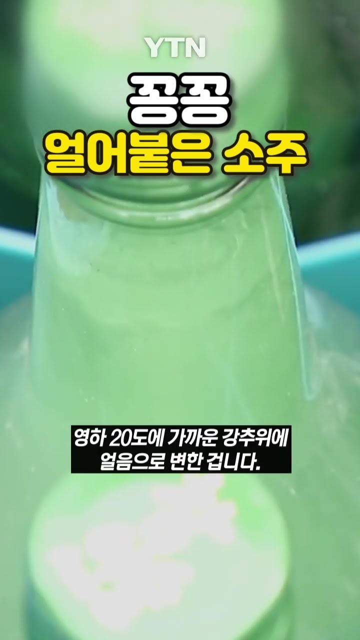 영하 20도에 소주 '꽁꽁' #shorts / YTN