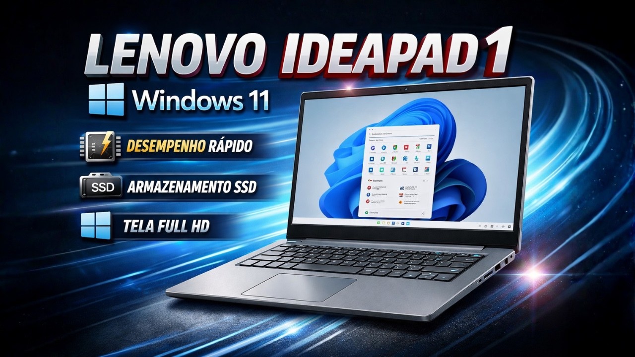Notebook Lenovo Ideapad1 15IRU7 É Bom?