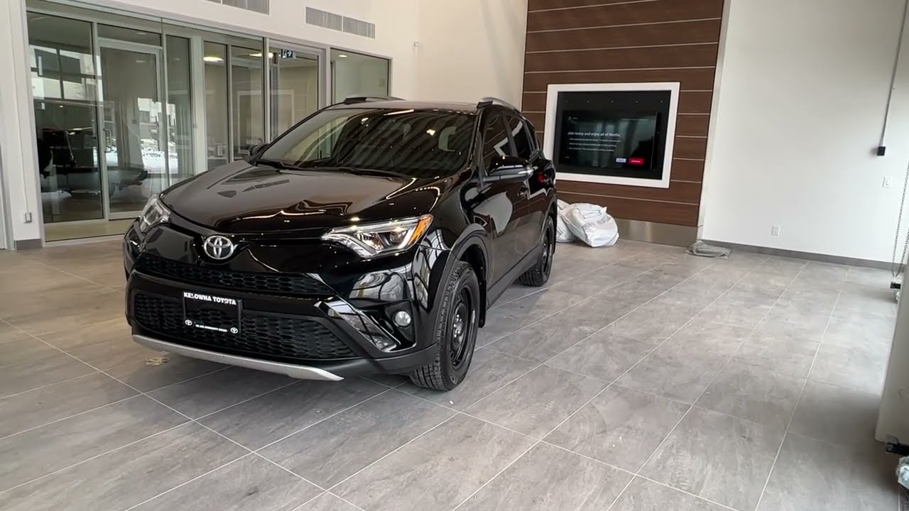 Black 2016 Toyota RAV4 SE Review Kelowna BC - Kelowna Toyota