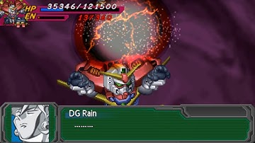 SRW A Portable - Devil Gundam (Final Form) Attacks
