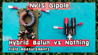 NVIS Dipole, Hybrid Balun Vs Nothing