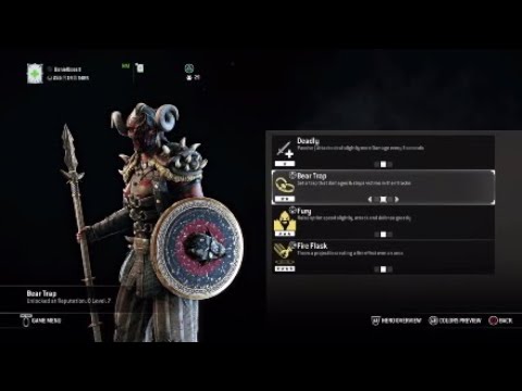 For Honor Valkyrie Dominion Build Perks Feats Guide Youtube
