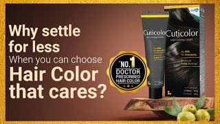 Cuticolor Permanent Hair Color Cream|#1 Dr prescribed #shorts #shortsfeed