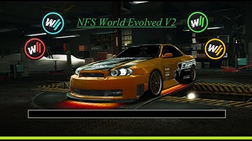 NFS World Evolved V2 daily challenge series (C class, win the race, 2 laps,R34) Against all odds