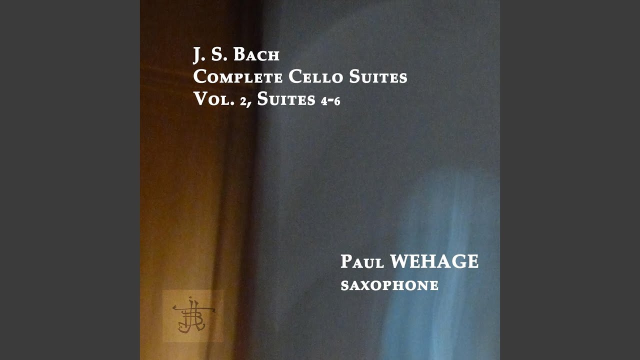 Cello Suite No. 5 in C Minor, BWV 1011: VI. Gigue (Arr. for Alto Saxophone by Paul Wehage)