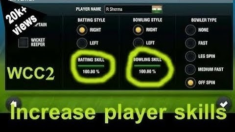 how to increase player skills on WCC2 v2.7.6 (no root)