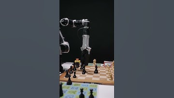 robotic arm playing chess