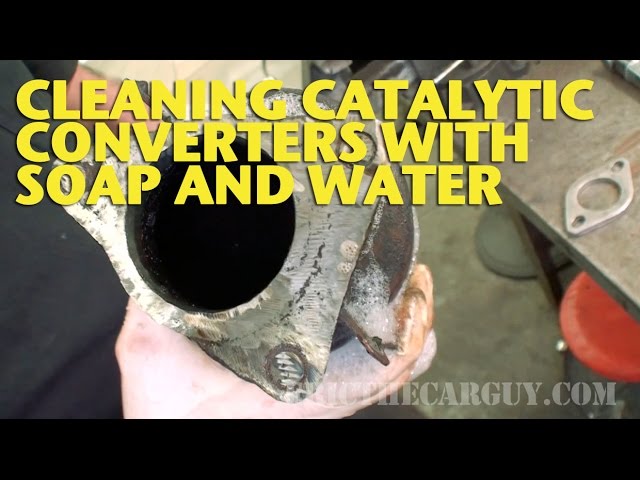 Cleaning Catalytic Converters With Soap and Water -EricTheCarGuy