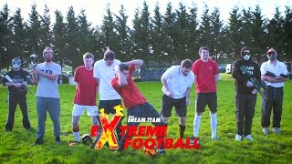 Video thumbnail of "EXTREME PAINTBALL FOOTBALL"