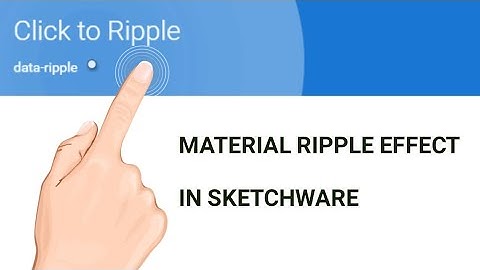 Material ripple effect in Sketchware projects