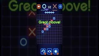 Tic Tac Toe 2 Players Easy Or Hard | How Win Or Loss #androidgames #braintest #tictactoe #shorts screenshot 5