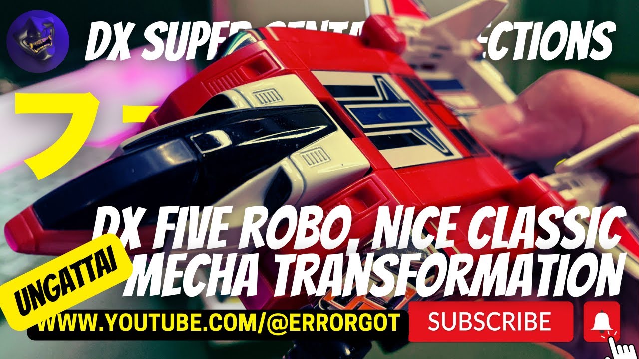 Ungattai] DX Five Robo Reverse Transformation with ErrorGOT