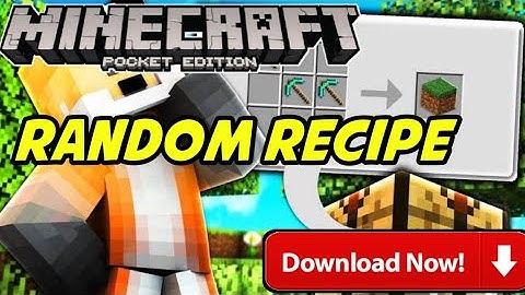 How to Download Random Recipe Mod in Minecraft Pe || By Blackdart Gaming || Random Recipe in Mcpe.