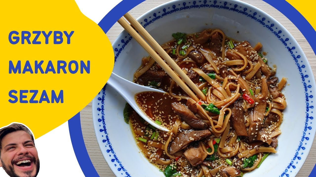 Azjatycka grzybowa, umami z kluchami - wegańska bomba smaku