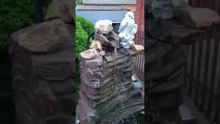 водопад на  даче  мастер Игорь Продьма #сказочнаямастерскаяколесникова #искусство #ремонтвдоме