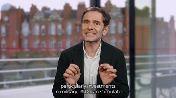 How does the defence budget fuel technological advancement and productivity?