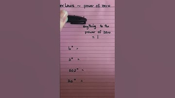 How to simplify a power of zero (Index Laws part 6) #shortsfeed #shortsvideo #maths #algebra
