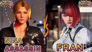 🔥 NINA ASSASSIN (Nina) vs FRAN (Anna) | TEKKEN 8 - Deadly Sisters Collide! 👊