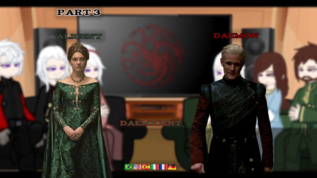 °•Реакция семьи Таргариенов на Алисенту и Деймона | Daemicent | HOTD | Часть 3 |•°