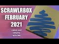 SCRAWLRBOX February 2021 | unbox and create with me!