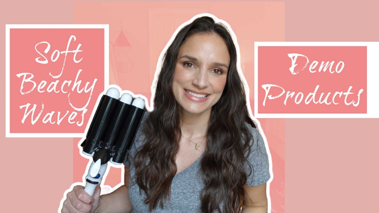 Beachy Waves Hair Tutorial Using Bondi Boost 32mm Wave Wand- Demo & Products