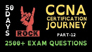 12. 50 Days CCNA Certification Journey | CCNA 200-301 Certification | CCNA Questions & Answer|Part12