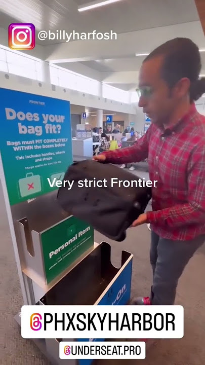 Frontier Airlines Personal Item Size