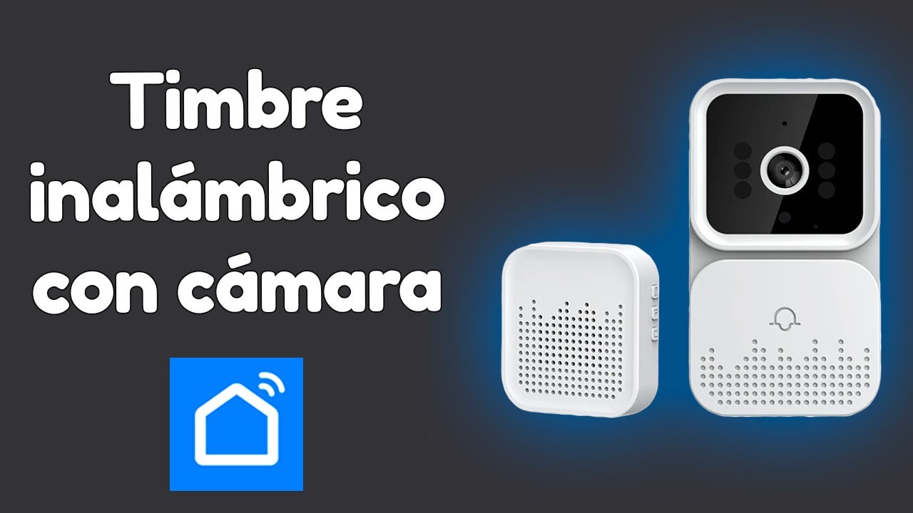 Timbre inalámbrico con cámara WiFi compatible Tuya Smart y Smart Life 💯 