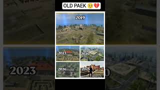 OLD PAEK AND NEW PAEK 🥺💔#youtubeshorts #supportplease #shortvideo #freefire #trending #viralshort