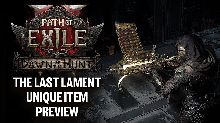 Path of Exile 2: The Last Lament Unique Crossbow Preview