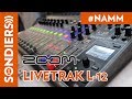 Namm 2018 zoom livetrak l12  console de mixage et interface audio fr