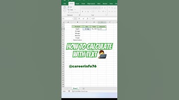 How to calculate with text 👨‍💻 #ExcelShorts #ExcelTips #ExcelTricks #ExcelTutorial #Productivity